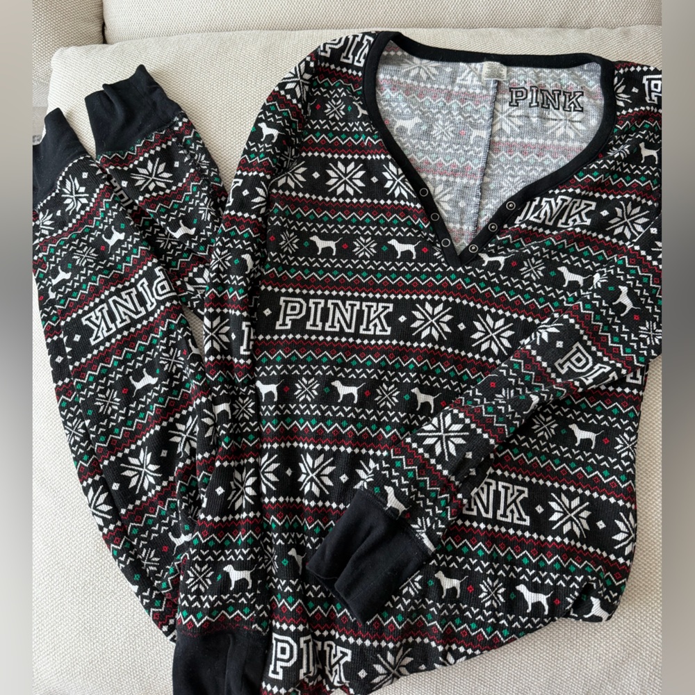 PINK Victoria's Secret holiday onsie